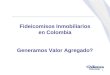 Fideicomisos Inmobiliarios en Colombia Generamos Valor Agregado? 1