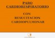PARO CARDIORESPIRATORIO CON RESUCITACION CARDIOPULMONAR