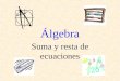 Álgebra Suma y resta de ecuaciones. 65.9 31.5 = a - 34.4