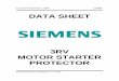 Siemens 3RV Motor Starter Protector