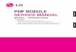 Lg Pdp Module Pdp50g1 Service Manual