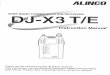 Manual Alinco DJX3