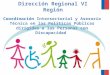 Coordinación Intersectorial y Asesoría Técnica en las Políticas Públicas dirigidas a las Personas con Discapacidad Dirección Regional VI Región