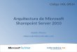 Código: HOL-SPS14. Introducción a Sharepoint Server 2010 Sharepoint Foundation Sharepoint Server 2010 Arquitectura de Sharepoint Server 2010 Escenarios