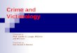 Crime and Victimology