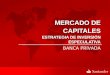 ESTRATEGIA DE INVERSIÓN ESPECULATIVA MERCADO DE CAPITALES BANCA PRIVADA