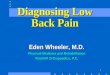 Low Back Pain Ppt