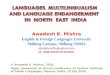 Linguistic Situation, Multilingualism and Lg Endangerment in NE India