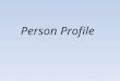 Person Profile