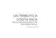 UN TRIBUTO A COSTA RICA HACIA UNA PROPUESTA DE REFORMA FISCAL Noviembre del 2010