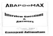 ABAP - Interview Questions & Answers (Emax Technologies) 242 Pages