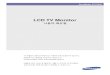 LCD TV Monitor Manual Samsung 27 Inch