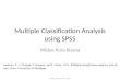 Multiple Classification Analysis Using SPSS