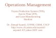 Toyota Mgt System by Dr. Ahmad Syamil, CFPIM, CIRM, CSCP
