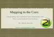 Mapping to the Core: Mapping to the Core: Integrating the Common Core Standards into Your Local School Curriculum Dr. Marie Alcock 