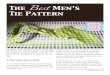 The Best Mens Tie Pattern [PDF Library]