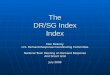 The DR/SG Index Index The DR/SG Index Index Dan Delurey U.S. Demand Response Coordinating Committee National Town Meeting on Demand Response And Smart