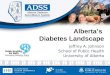 Albertas Diabetes Landscape Jeffrey A. Johnson School of Public Health University of Alberta