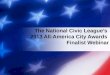 The National Civic Leagues 2013 All-America City Awards Finalist Webinar