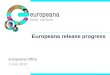 Europeana release progress Europeana Office 1 July 2010