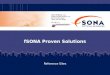 FSONA Proven Solutions Reference Sites. Military & Government fSONA Proven Solutions