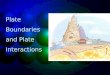 Plate Boundaries and Plate Interactions. Goals Classify and label the types of movement at plate boundaries, using a world map that shows relative plate