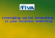 1 Leveraging social networking in your business marketing Leveraging social networking in your business marketing