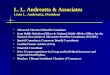 L. L. Andreatta & Associates Livio L. Andreatta, President Advanced Chartered Benefit Consultant State Public Relations Officer & National Public Affairs