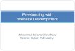 Mohammad Zakaria Chowdhury Director, Sylhet IT Academy Freelancing with Website Development