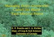 Managing Tropic Croton with Cadre/Ultra Blazer Tank-Mixes in Peanut E. P. Prostko and J. A. Kichler Dept. of Crop & Soil Sciences University of Georgia