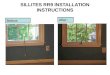 SILLITES RR9 INSTALLATION INSTRUCTIONS Before: After: