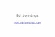 Ed Jennings . Chapter 13, Sales and Sales Management