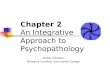Chapter 2 An Integrative Approach to Psychopathology Amber Gilewski Tompkins Cortland Community College