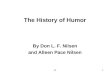 421 The History of Humor By Don L. F. Nilsen and Alleen Pace Nilsen