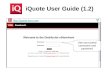 IQuote User Guide (1.2) Use your portal username and password 
