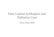 Pain Control in Hospice and Palliative Care Scott Akin MD