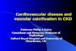 Cardiovascular disease and vascular calcification in CKD Professor Philip A Kalra Consultant and Honorary Professor of Nephrology Salford Royal Hospital