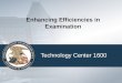 Enhancing Efficiencies in Examination Technology Center 1600