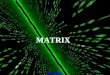 MATRIX. Goal To implement a basic structure of a kernel (generic) incorporating Essential features