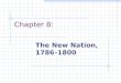 Chapter 8: The New Nation, 1786–1800. 8.1: The Crisis Of The 1780s