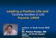Leading a Positive Life and Tackling Hurdles in Life Rigveda 1/89/8 Lecture in Youth Camp 2008 by - Dr. Pranav Pandya, MD Head – All World Gayatri Pariwar
