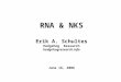 RNA & NKS Erik A. Schultes Hedgehog Research hedgehogresearch.info June 16, 2006