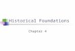 Historical Foundations Chapter 4. Historical Foundations Identify events that served as catalysts for physical education, exercise science, and sports