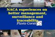Flavio Corsin NACA experiences on better management, surveillance and traceability