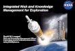 Integrated Risk and Knowledge Management for Exploration David M. Lengyel Risk and Knowledge Management Officer Exploration Systems Mission Directorate
