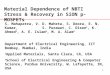 1 Material Dependence of NBTI Stress & Recovery in SiON p-MOSFETs S. Mahapatra, V. D. Maheta, S. Deora, E. N. Kumar, S. Purawat, C. Olsen 1, K. Ahmed 1,