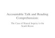 Accountable Talk and Reading Comprehension: The Case of Shared Inquiry in the South Bronx