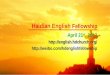 Haidian English Fellowship April 21 st, 2013  