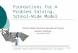 Foundations for A Problem Solving, School-Wide Model Rhode Island Technical Assistance Project Summer Institute July 24 and 25, 2003 Correspondence about