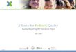 Alliance for Pediatric Quality DRAFT Quality Reporting HIT Standards Project July 2007